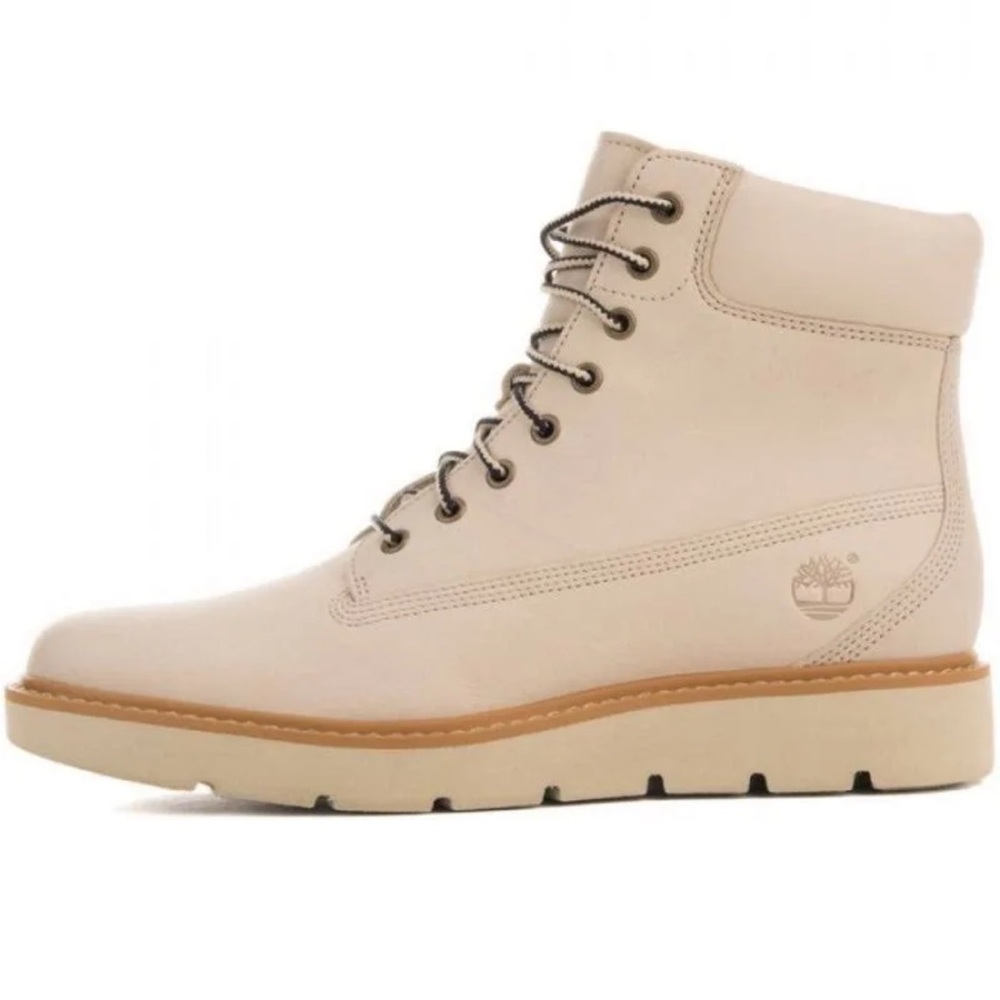 Timberland Cream Combat Boots